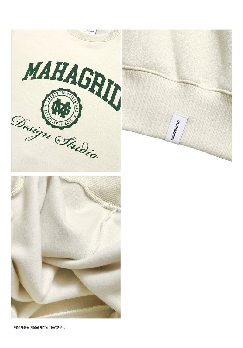 【mahagrid】 AUTHENTIC SWEATSHIRT