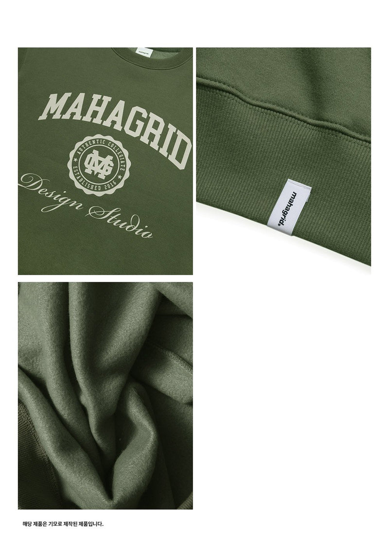 【mahagrid】 AUTHENTIC SWEATSHIRT