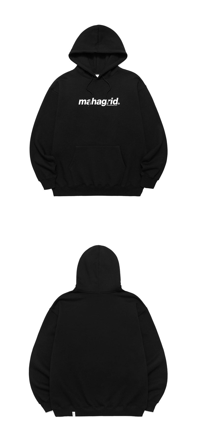 【mahagrid】 BASIC LOGO HOODIE