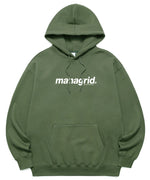 【mahagrid】 BASIC LOGO HOODIE