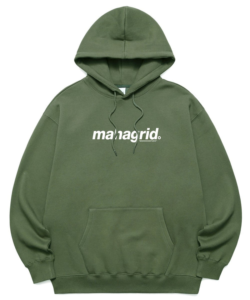 【mahagrid】 BASIC LOGO HOODIE