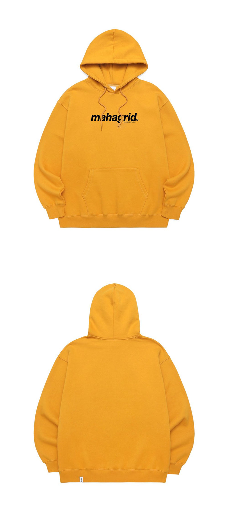 【mahagrid】 BASIC LOGO HOODIE