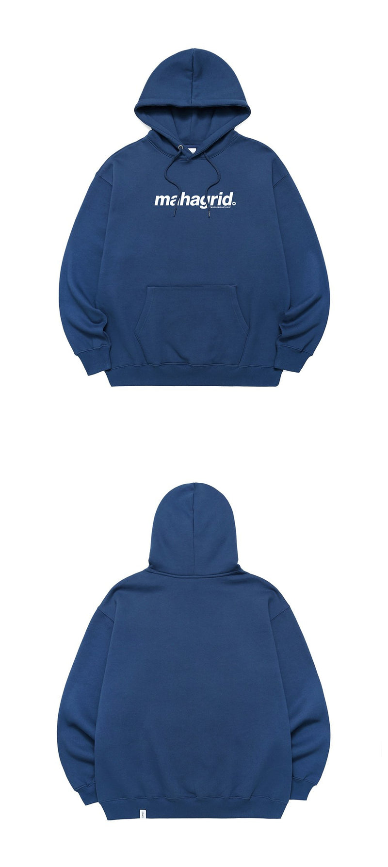 【mahagrid】 BASIC LOGO HOODIE