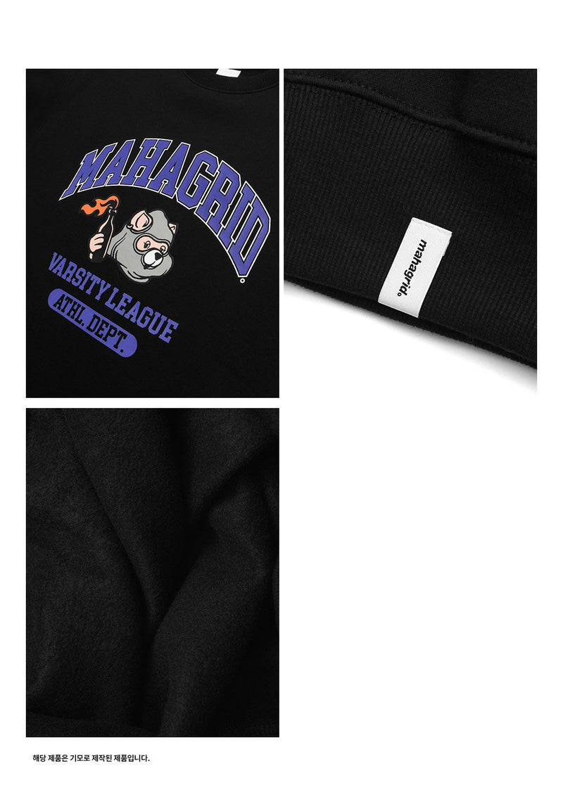 【mahagrid】 COBY VARSITY SWEATSHIRT