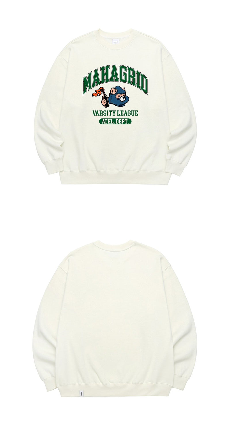 【mahagrid】 COBY VARSITY SWEATSHIRT