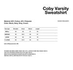 【mahagrid】 COBY VARSITY SWEATSHIRT