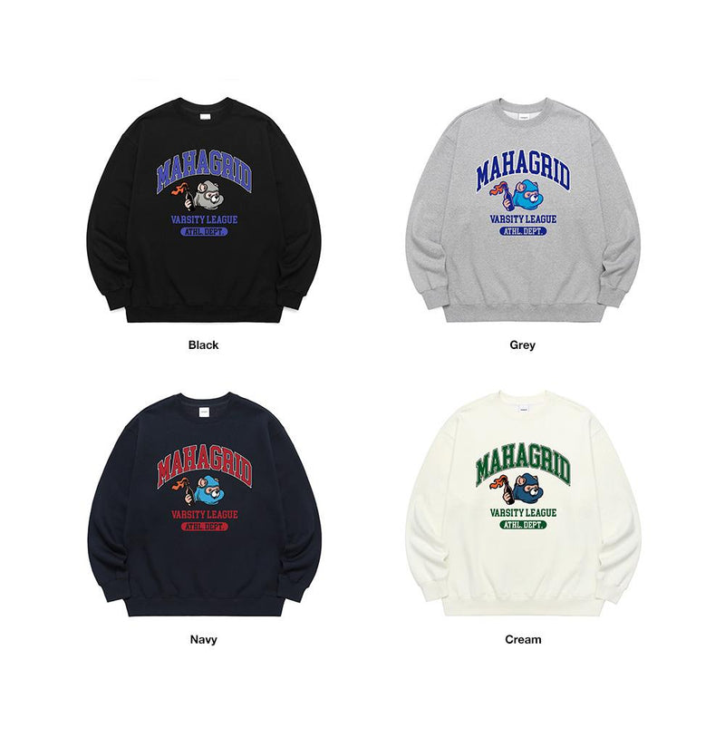 【mahagrid】 COBY VARSITY SWEATSHIRT