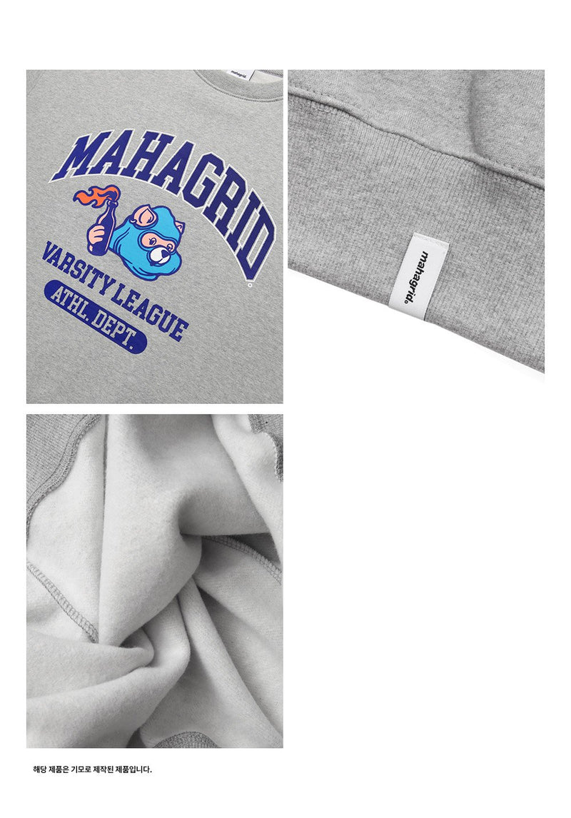 【mahagrid】 COBY VARSITY SWEATSHIRT