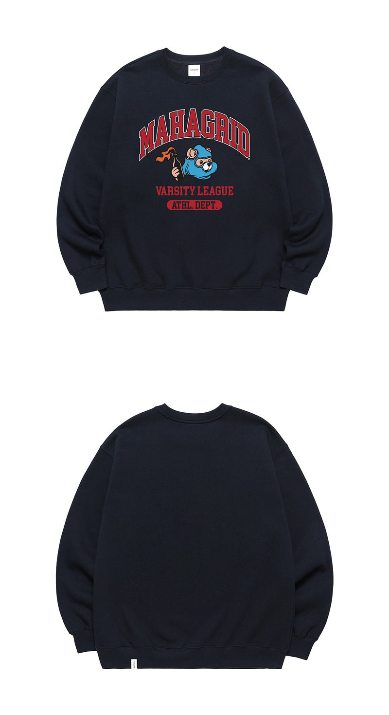 【mahagrid】 COBY VARSITY SWEATSHIRT