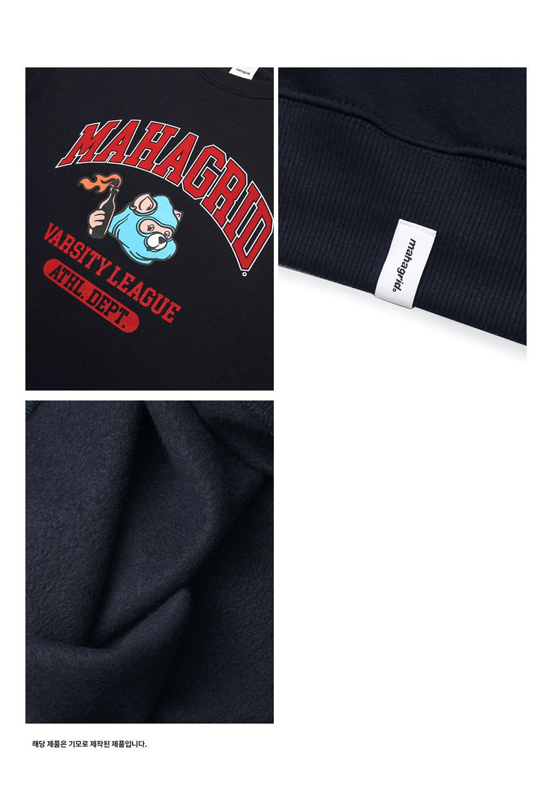 【mahagrid】 COBY VARSITY SWEATSHIRT