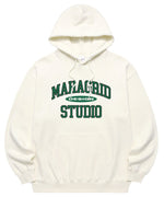 【mahagrid】 COLLEGE LOGO HOODIE