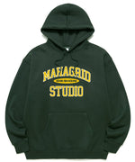 【mahagrid】 COLLEGE LOGO HOODIE