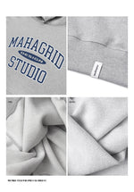 【mahagrid】 COLLEGE LOGO HOODIE