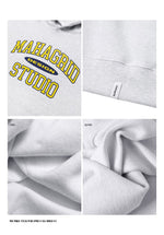 【mahagrid】 COLLEGE LOGO HOODIE