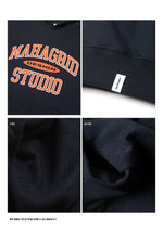 【mahagrid】 COLLEGE LOGO HOODIE