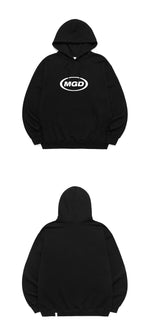 【mahagrid】 MGD OVAL LOGO HOODIE