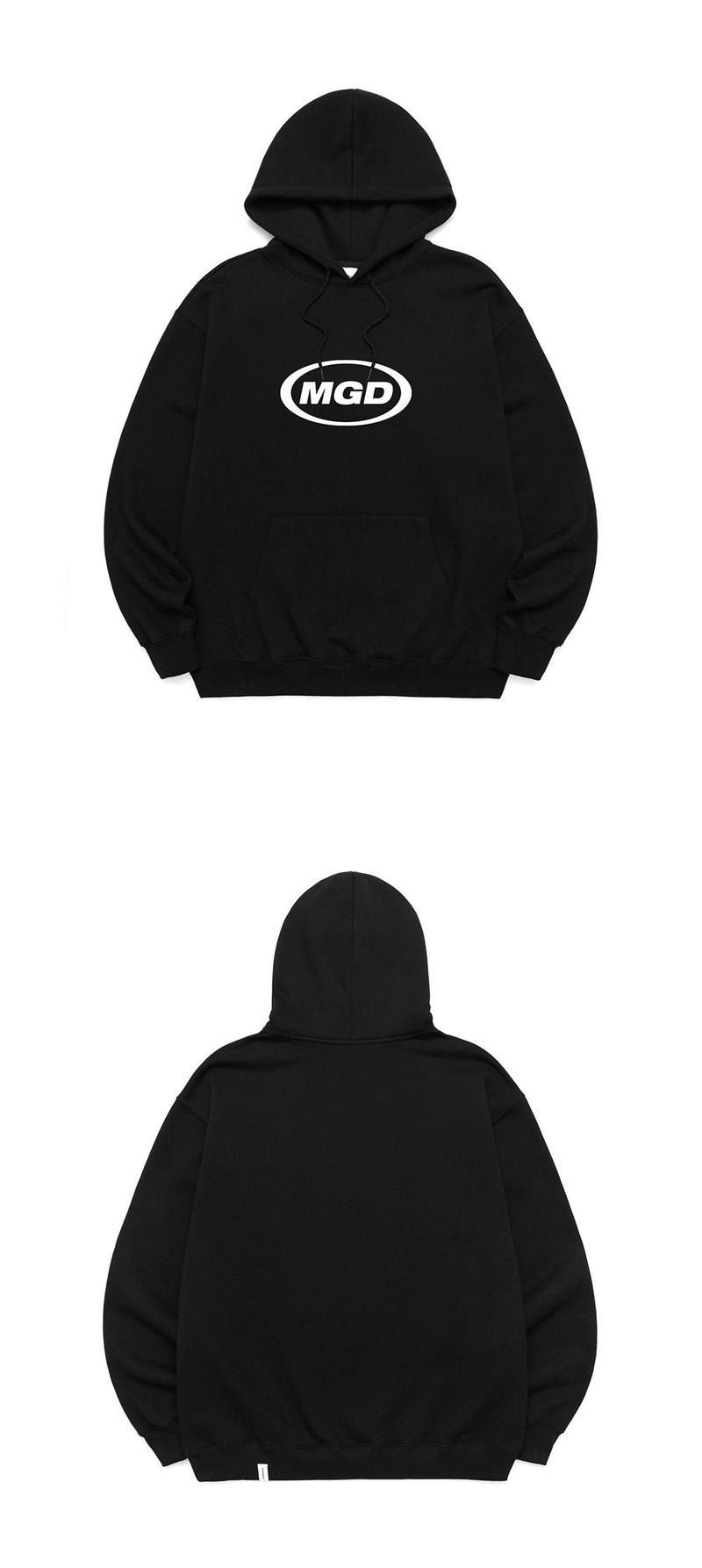 【mahagrid】 MGD OVAL LOGO HOODIE