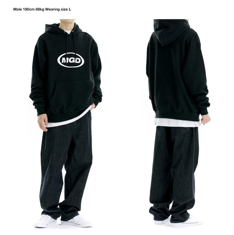 【mahagrid】 MGD OVAL LOGO HOODIE