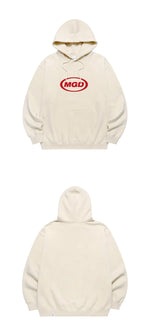 【mahagrid】 MGD OVAL LOGO HOODIE