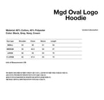 【mahagrid】 MGD OVAL LOGO HOODIE