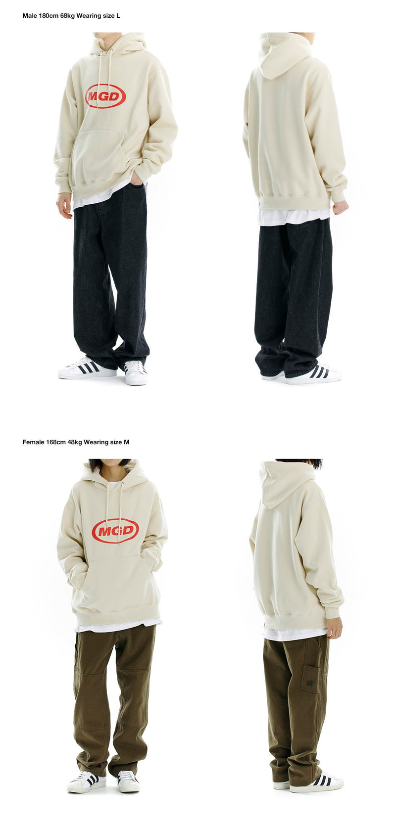 【mahagrid】 MGD OVAL LOGO HOODIE