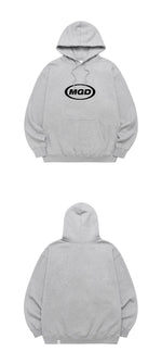 【mahagrid】 MGD OVAL LOGO HOODIE