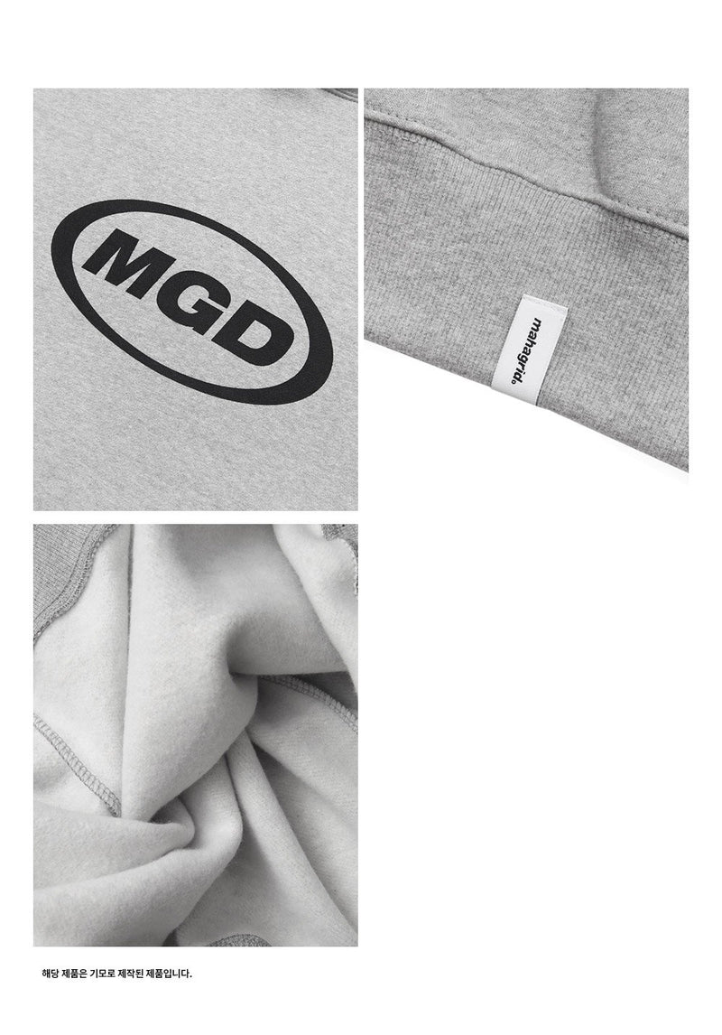 【mahagrid】 MGD OVAL LOGO HOODIE