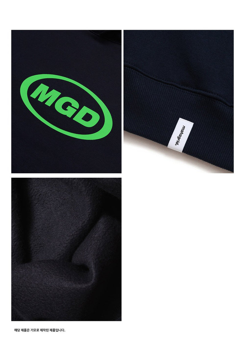 【mahagrid】 MGD OVAL LOGO HOODIE