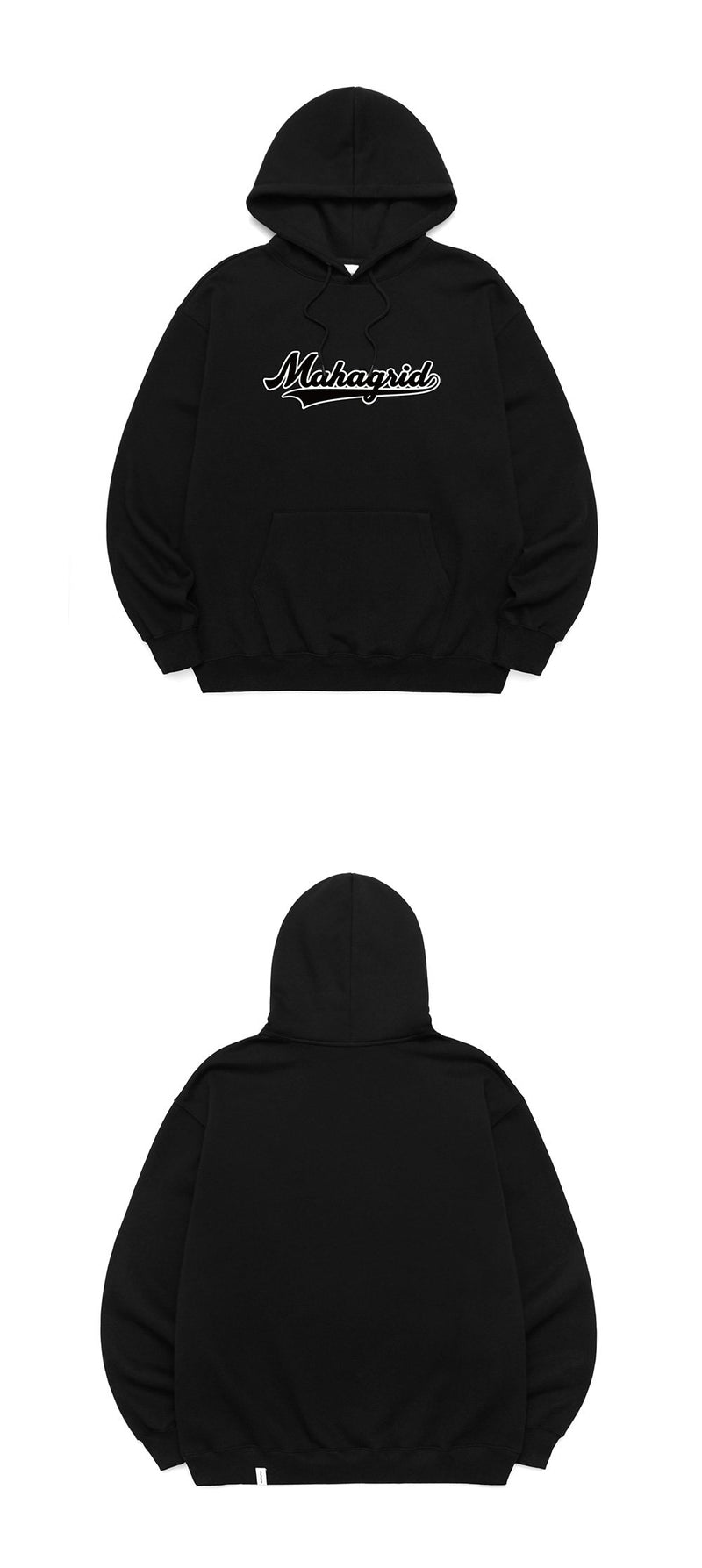 【mahagrid】 OLD SCHOOL LOGO HOODIE