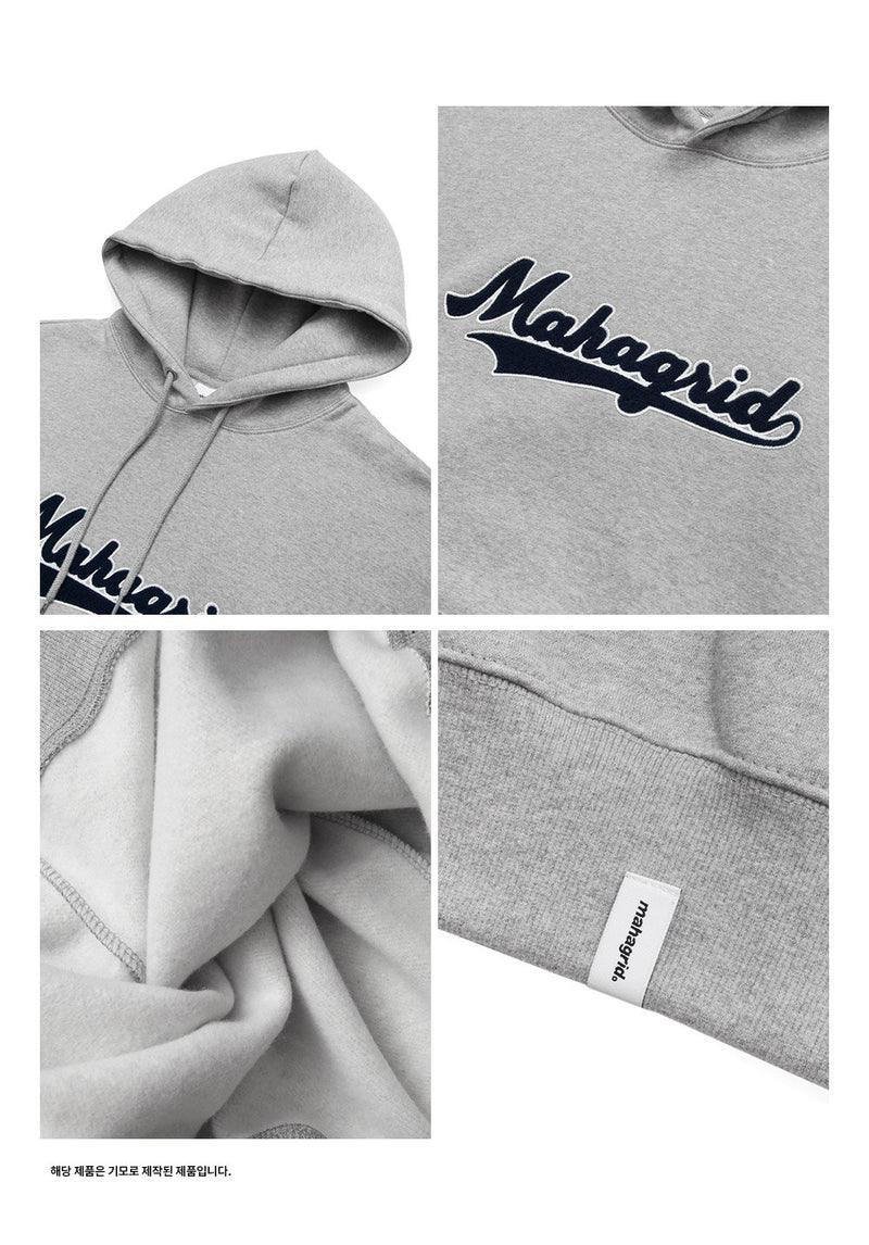 【mahagrid】 OLD SCHOOL LOGO HOODIE