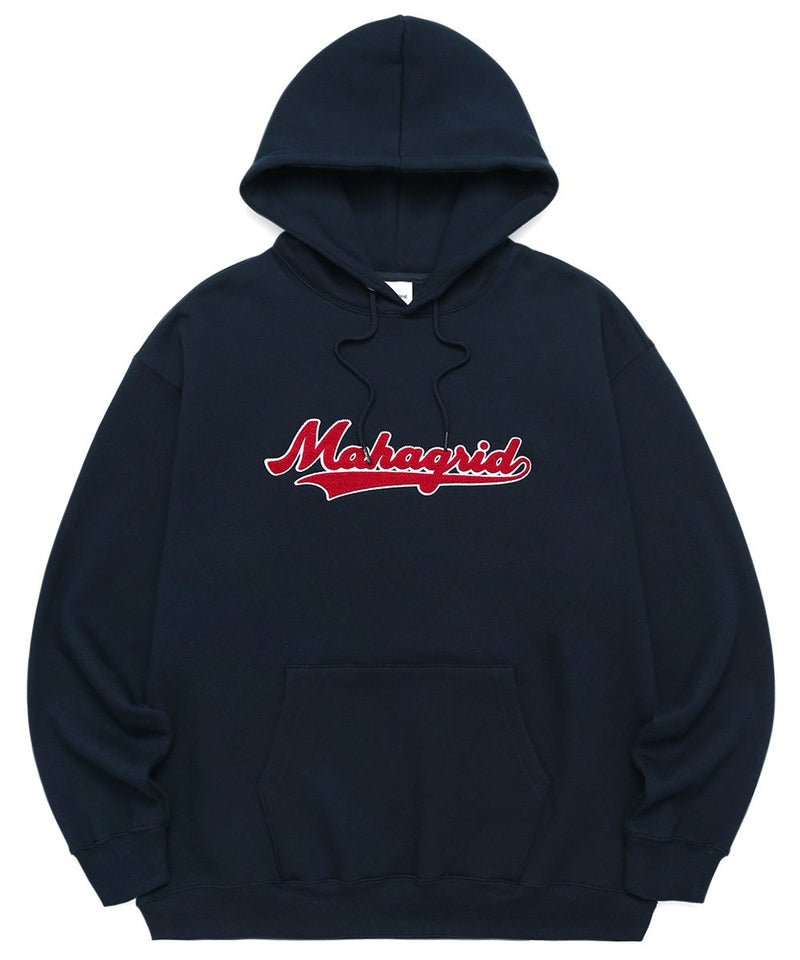 【mahagrid】 OLD SCHOOL LOGO HOODIE