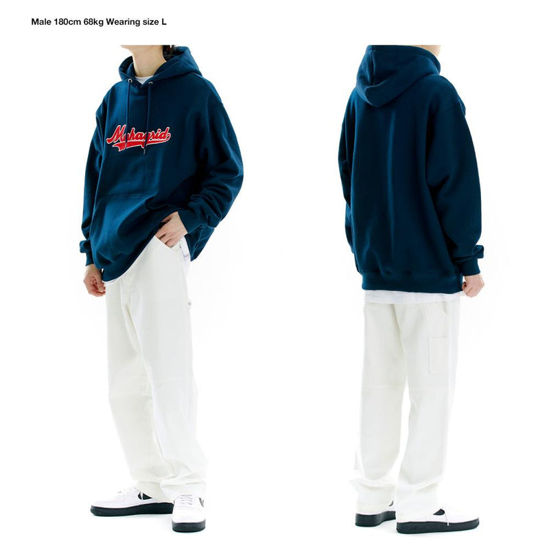 【mahagrid】 OLD SCHOOL LOGO HOODIE