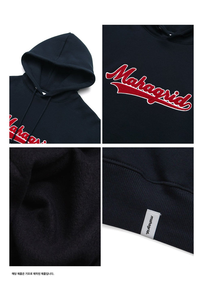 【mahagrid】 OLD SCHOOL LOGO HOODIE