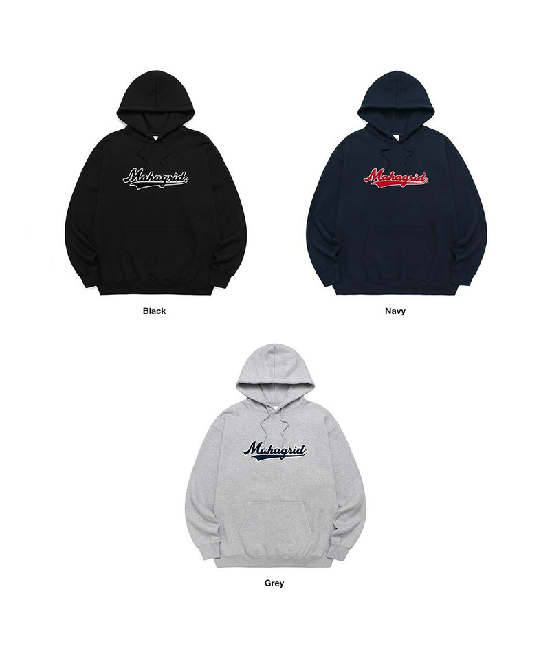 【mahagrid】 OLD SCHOOL LOGO HOODIE