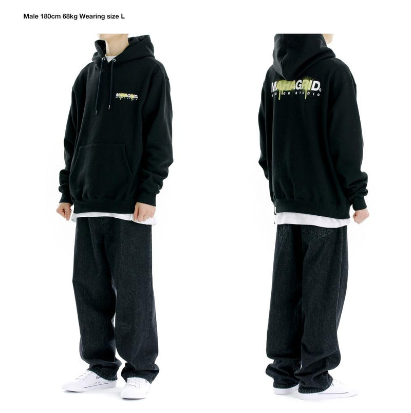 【mahagrid】 OVERSPRAY HOODIE