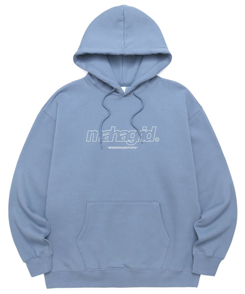 【mahagrid】 THIRD LOGO HOODIE