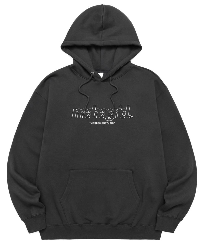 【mahagrid】 THIRD LOGO HOODIE