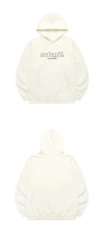 【mahagrid】 THIRD LOGO HOODIE