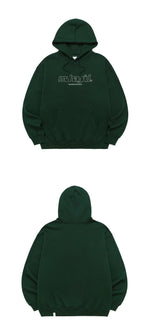 【mahagrid】 THIRD LOGO HOODIE