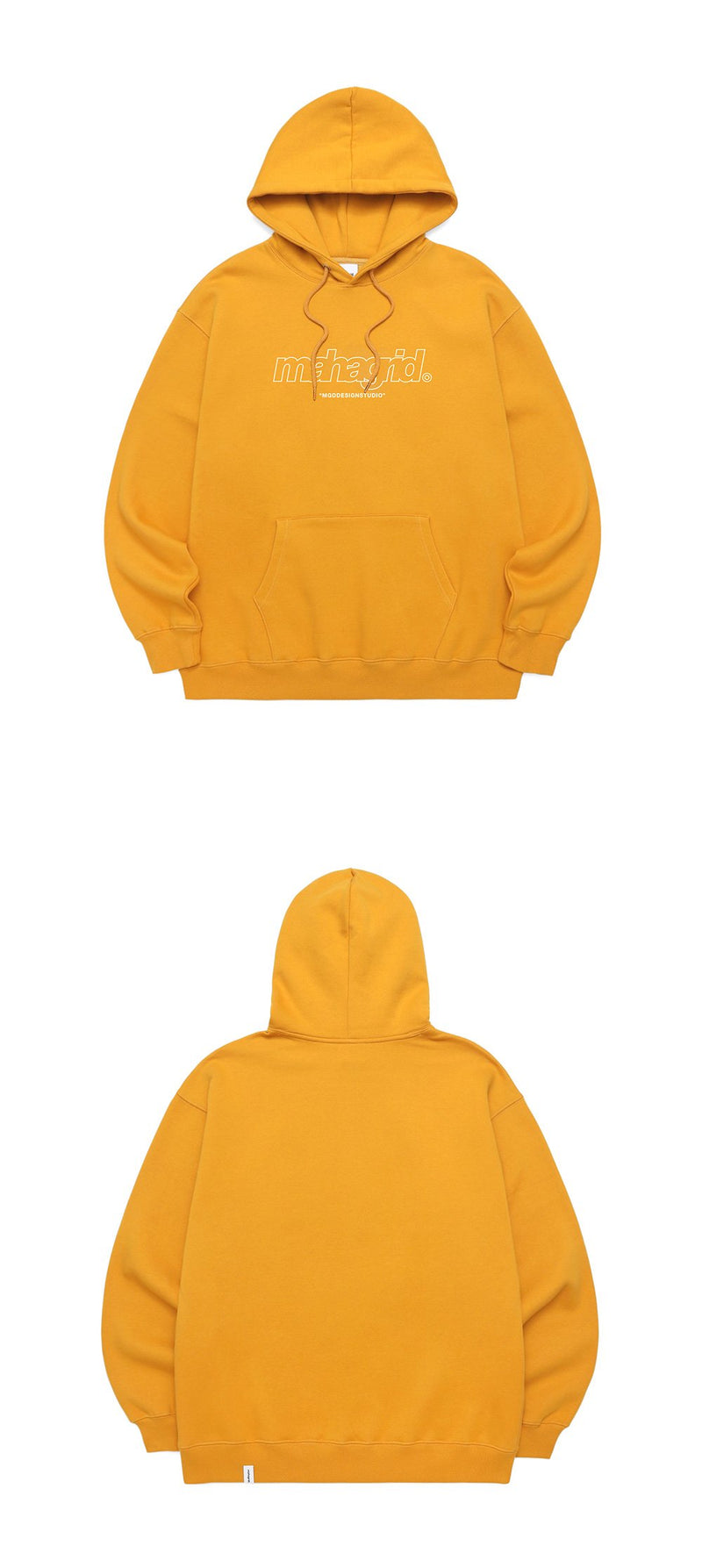 【mahagrid】 THIRD LOGO HOODIE