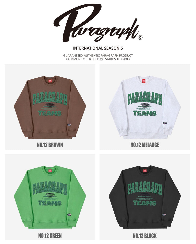 【paragraph】 21FW バブルスウェットシャツ